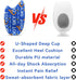 Skyfoot Heel Cups for Achilles Tendonitis, Heel Bone Spurs, Orthotic Inserts for Achilles Tendon Support, Heel Cushions for Heel Pain Relief for W...