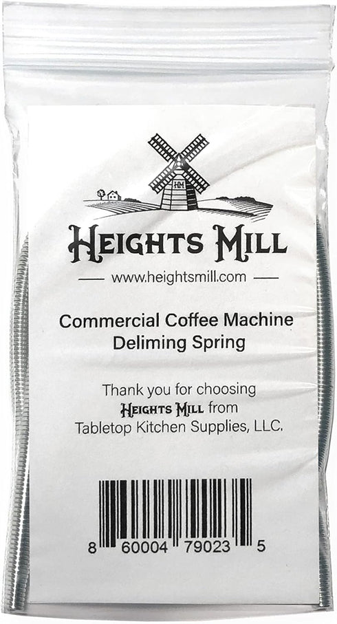 Steel Deliming Spring for Commercial Coffee Machines compatible with de-liming Bunn BUNN-O-Matic commercial coffee brewers 01188 01188.0000...
