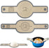 Silicone Bread Sling Dutch Oven Liner, Non-Stick & Easy Clean Reusable Oval and Round Silicone Bread Baking Mat with Long Handles, Easy to Transfe...