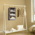 GRANNY SAYS 3-Shelf Hanging Closet Organizer and Storage, Collapsible Hanging Closet Shelves, Hanging Organizer for Closet & RV, Gray, 29 ½" H X 1...