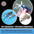 Keyport MOCA 10-in-1 Keychain Multitool (Stainless) | EDC Multi Tool: Pry Bar, Bottle Opener, Screwdriver, Box Opener, Cord Cutter & More | TSA Ke...