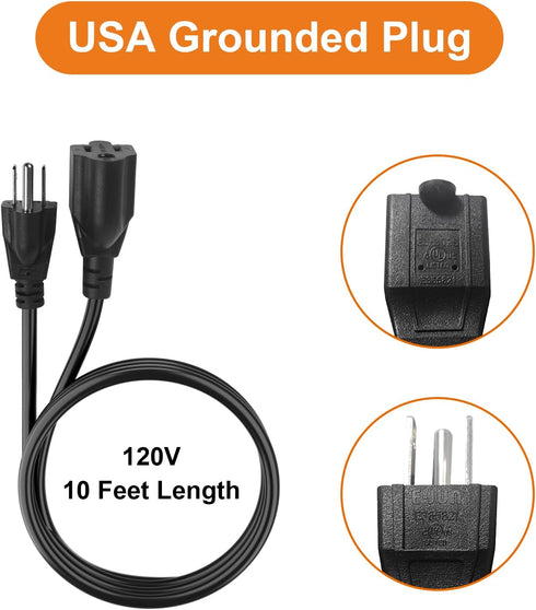 Snow Blower Electric Start Cord 02483100 for Ariens, MTD, Murray, Tecumseh 629-0071, 929-0071, 929-0071A, 929-0071B, 6219MA, 32450B 2X 524WE 528SW...