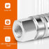 PD242 Series Steel Test Port and Diagnostic Equipment Quick Coupler with Female Pipe Thread, 1/8" Body Size, 1/4"-18 NPTF Thread Size, 2.12" Lengt...