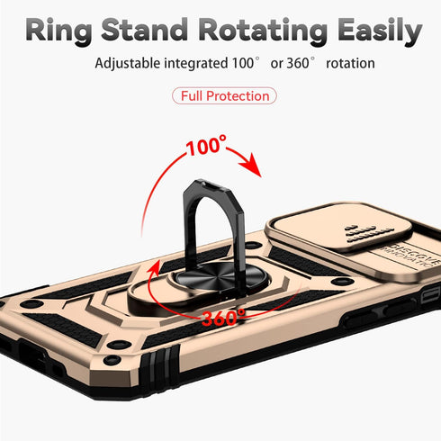 Hitaoyou iPhone 13 Pro Max Case with Lens Protection, iPhone 13 Pro Max with Camera Cover & Kickstand Military Grade Shockproof Heavy Duty Protect...