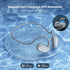 BASN AirS1 Open Ear Headphones Air Conduction Headphones, Wireless HiFi Sound Earphones with 16.2mm Driver, Sport Headset Built-in ENC Mic for Cle...