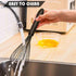 Silicone Whisk,Kitchen Silicone Whisks for Cooking Non Scratch,Wisking Tool Metal Wire Stainless Steel Whisk Egg Bread Silicone Wisk,Small Mini He...