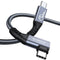 ORICO Cable Compatible with Thunderbolt 4 Right Angle 0.98FT, 40Gbps USB C to USB C Cable with 100W Charging/Display 8K@ 60Hz for MacBooks, iPad P...