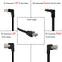 GINTOOYUN Panel Mount RJ45,RJ45 Male to Female Screw Panel Mount CAT6/5e/5 Shielded Network LAN Extender Cord Connector (LINE)...