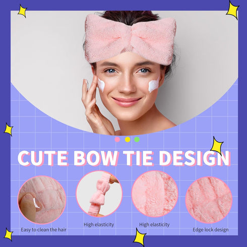 WSYUB Spa Headbands, Makeup Headbands,Bow Headband for Washing Face skincare headbands for women, Hair Bands...