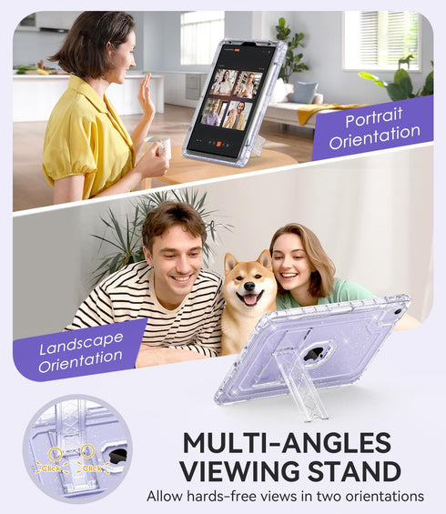 Case for iPad Air 5th/ 4th Generation Case (2022/2020) 10.9'', for iPad Pro 11 Inch (4th/3rd/2nd/1st Gen), Hard Sturdy Slim Cover for iPad Air 5 4...