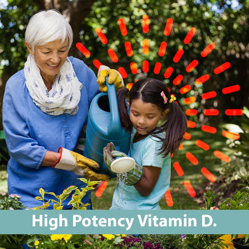 GeriCare Vitamin D 1,250mcg (50,000 IU) High Potency Once-A-Week Dietary Supplement, 12 Count (Pack of 1)...