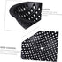 20 Pcs Flower Pot Mat Potted Plants Pot Bottom Grid Mat Drainage Mesh Hole Screen Round Drainage Mesh Pad Drainage Discs Pots Plants Breathable Bo...