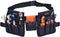 MEIJIA Heavy Duty Waterproof Construction Tool Belt, Work Apron,Tool Pouch,Technician's Tool Holder Work Organizer With Poly Web Bet Quick Release...