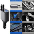 Retractable Car Charger Fast Charging - 66W 4-in-1 USB C Car Phone Charger Cigarette Lighter Adapter Car Charger Compatible with iPhone 15 14 13 1...