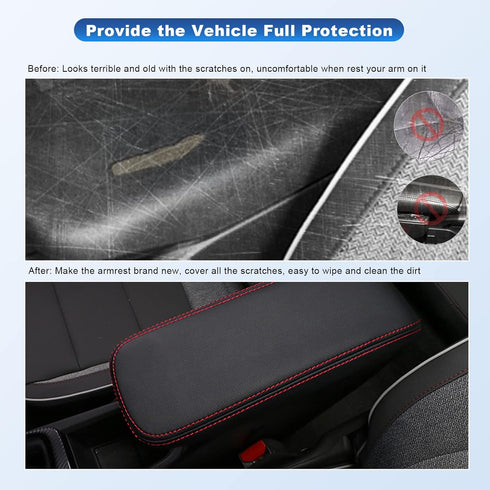 CDEFG Center Console Cover for 2021-2024 2025 Chevy Trailblazer Armrest Cover Console Pad Car Interior Accessories Arm Rest Protective Cover Scrat...