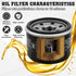 Oil Filter Replacement for Yamaha Raptor 660R YFM660R Grizzly YFM700 YFM700F Kodiak YFM700K Vstar 1300 XVS1300 2007-2012 Kymco MXU 700i Kymco Xcit...