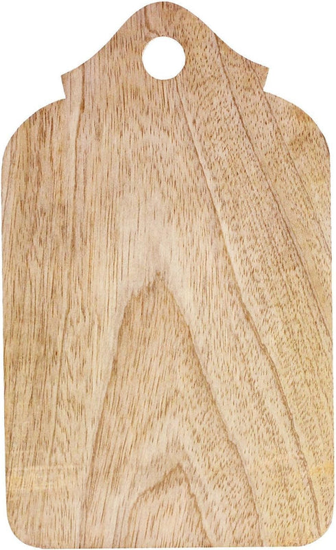 eTroves Small Wood Cutting Board for Kitchen, Reversible Solid Premium Wooden Board for Chopping Bread Vegetable Fruits Cheese, 9.5 inch...