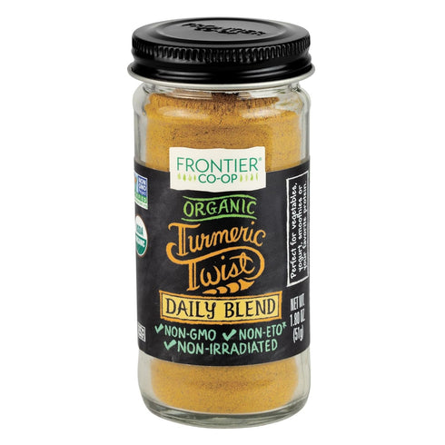 Frontier Turmeric Blend, Daily, Organic, 1.8 Ounce...