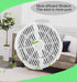 GL2103 HEPA Filter Replacement Compatible with RIGOGLIOSO, JINPUS, LTLKY, Frida Baby, Meleden,SY900S and More Air Purifiers, 4 Inch 3-in-1 Activat...