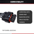 HiSport 68225125AA Connector Pigtail Compatible with Dodge Dart Radiator Active Grille Shutter Harness...