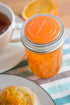 Jarware Orange Jelly/Jam Lids for Regular Mouth Mason Jars, Set of 4...
