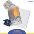 Crib Mattress Storage Bag with Zipper, 5 Mil Clear Plastic Cover for Moving, Includes Accessory Bags...