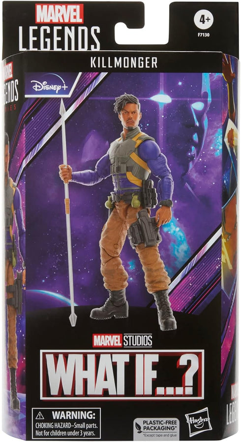 Marvel Legends Series Killmonger, What If…? 6-Inch Collectible Action Figures, Toys for Ages 4 and Up...