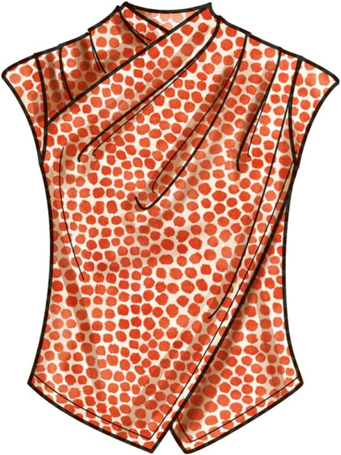 Simplicity Misses' Tops Sewing Pattern Packet, Design Code S9783, Sizes 6-8-10-12-14, Multicolor...