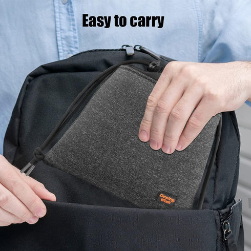 Desing Wish Lightweight Headphone Storage Bag, Portable Headset Carrying Pouch Headphone Case Bag Soft Travel Pouch for Over-Ear Headphones/Gaming...