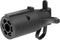 CURT 57245 7-Way RV Blade Vehicle-Side to 4-Way Flat Trailer Wiring Adapter with Tester, Black...