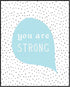 Posterizer 1 pcs-Positive Affirmations For Kids-you are strong-Motivational & Inspirational Art Gift for Men Women Entrepreneur Teens Decor for ...