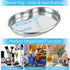 Dental Tray - Prgislew 4 Pack Kidney Trays Stainless Steel Tray Medium Emesis Basin Reusable Metal Kidney Dish for Dental Piercing Lab Instrument ...