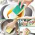 Individually Wrapped Sponges, Kitchen Dishwashing Sponge Bulk, Non Scratch Dishes Scouring Pad Dishcloth, Odor-Free Sponge Wipes for Household Cle...