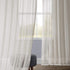 HPD Half Price Drapes Linen Sheer Curtains 84 Inches Long Linen Curtain for Bedroom & Living Room (1 Panel), 50W x 84L, Gardenia...