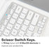 Macally Small Wired Keyboard for Mac and Windows - 78 Scissor Switch Keys Compatible Apple Keyboard - USB Mini Keyboard That Saves Space and Looks...