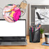 2 Pack Pen Holder Pen Organizer for Desk Mesh Round Pencil Holder Desktop Organizer 3 Compartments Pencil Organizer Desk Organizer for Office Home...