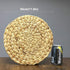 kilofly Natural Water Hyacinth Weave Placemat Round Braided Rattan Tablemats 11.8 inch x 2pc...