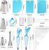 Piping Bags and Tips Set - 50Pcs Cake Decorating Supplies Kit with Icing Frosting Nozzles,Icing Scrapers,Reusable & Disposable Pastry Bags - Bakin...