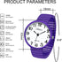 Blekon Collections New Super Large Face Stretch Band Japanese Movement PC21J Fashion Watch (Lavender)...