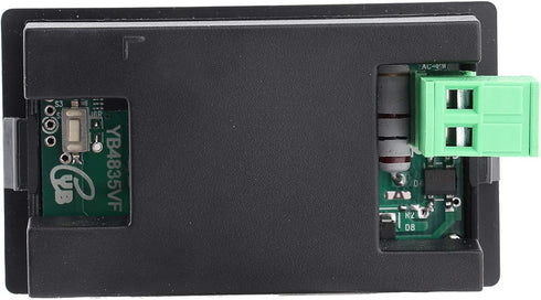 Voltage Frequency Meter, YB4835VF LED Digital Dual Display Ammeter Voltmeter Generator Tester AC Voltage Frequency Meter Measuring Tool(Black)...