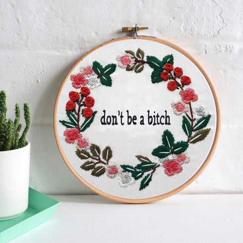 Nuberlic Embroidery Kit Cross Stitch Kit for Adults Stamped Hand Embroidery with Pattern Embroidery Hoop Cloth Needlepoint Thread Floss...