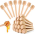HANSGO 20PCS Wooden Honey Dipper Sticks, 3 Inch Honeycomb, Mini Honey Spoon Wand for Jar and Dispenser, Top off Cupcake, Themed Baby Shower, Brida...