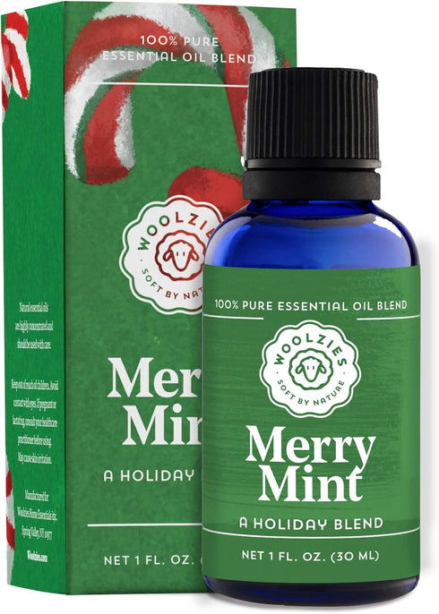 Holiday Essential Oil Blend | Perfect for Aromatherapy, Soaps, Candles, & Lotions (Merry Mint, 1 Fl Oz)...