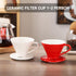 Bincoo Pour Over Coffee Dripper-V60 Ceramic Coffee Dripper Pour Over Cone Coffee Maker Size 01,Portable Coffee Maker For for Home, Cafe, Restauran...