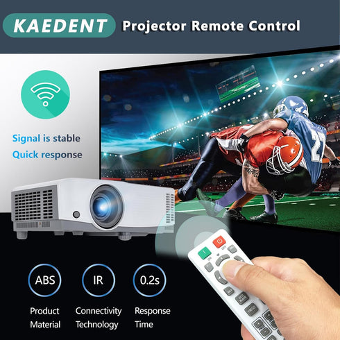 New Projector Remote Control for for BENQ TH682ST TH681 TH535 TH530 MS521H MS527 MS524 W1080ST W1070 HT1075 HT2150ST HT3050 HT4050 MW529 MH530 MH5...