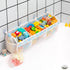 Mesh Bath Toy Storage for Tub - Sorting Baby Toys Bath Tub Toy Holder - Extra Large Capacity Bath Toy Organizer with Large Openings, Quick-drying ...