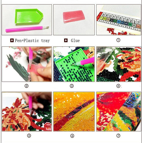 JININQ Diamond Art Painting Kits 5D DIY City Landscape Diamond Art Painting Kits for Adults Diamond Dots Diamond Art Kits Diamond Gem Art Crafts f...