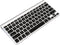 ProElife Ultra Thin Silicone Keyboard Protector Cover Skin for Apple Wireless Keyboard with Bluetooth MC184LL/B (Model A1314, U.S Layout) (Not Fit...