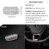 1797 for Volkswagen VW Accessories Jetta Passat Tiguan e-Golf Golf Atlas Arteon Bling Steering Wheel U Shape Cover Trim Parts Sticker Silver Cryst...