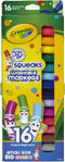 Crayola Washable Pip-Squeaks Skinnies Markers 16-Count per Pack (1-Pack)...